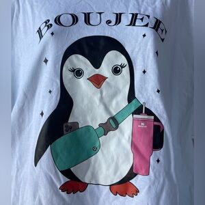 New w/ tags The Pink Closet Company - Boogie Penguin Shirt (XL Adult)